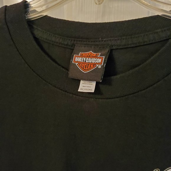 Harley Davidson t shirt short sleeves 100% cotton size 2X. - Picture 5 of 9